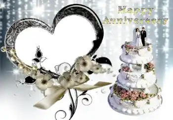 カテゴリのフォトエフェクト 結婚式のフレーム № 112314. フレーム上の碑文: 記念日おめでとう! カテゴリのフォトエフェクト 結婚式のフレーム № 112314. フレーム上の碑文: 記念日おめでとう!