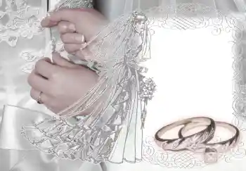 カテゴリのフォトエフェクト 結婚式のフレーム № 3575