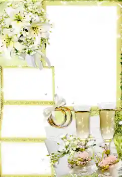 カテゴリのフォトエフェクト 結婚式のフレーム № 6516